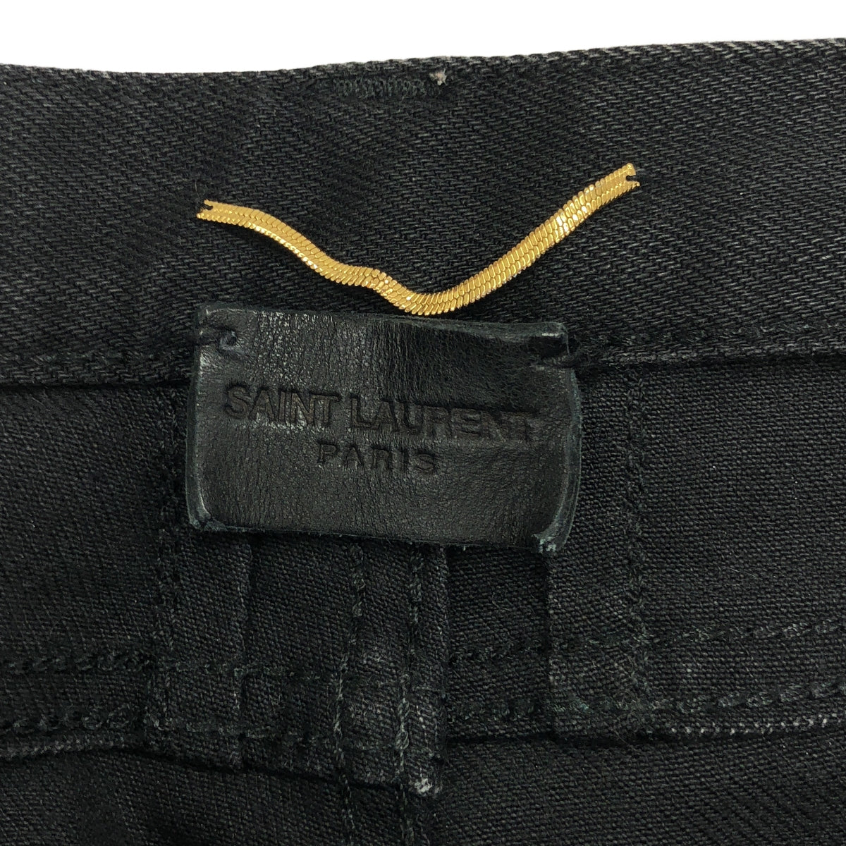 SAINT LAURENT PARIS | 彈性緊身牛仔褲 | 27碼 | 黑色 | 男款