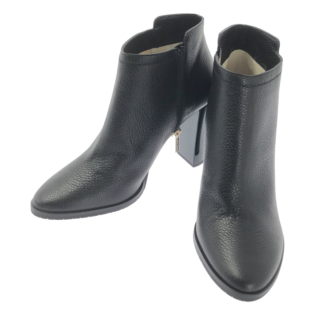 JIMMY CHOO / 지미추 | 가죽 사이드 Zip 짧은 부츠 | 41 | 여성