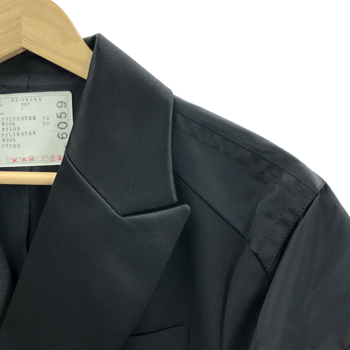 sacai / 사카이 | 2022SS | Nylon Twill Mix Jacket 나일론 재킷 | 1 | 여성