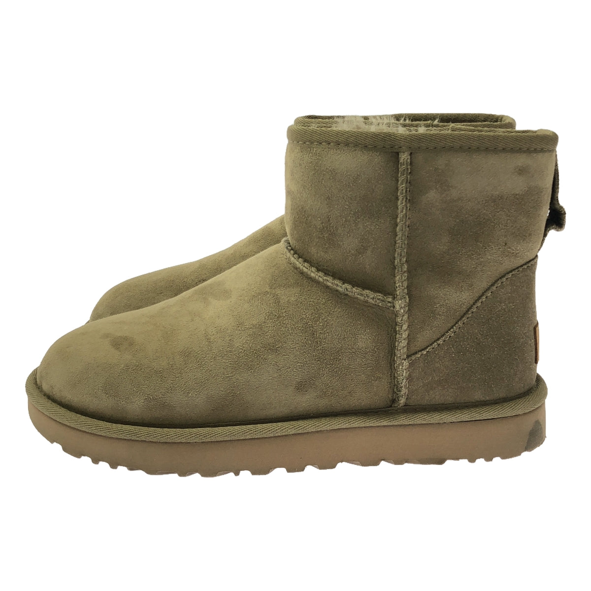 [狀況良好] UGG | CLASSIC MINI 2 羊毛靴 |尺寸 24 |米色 |女性的