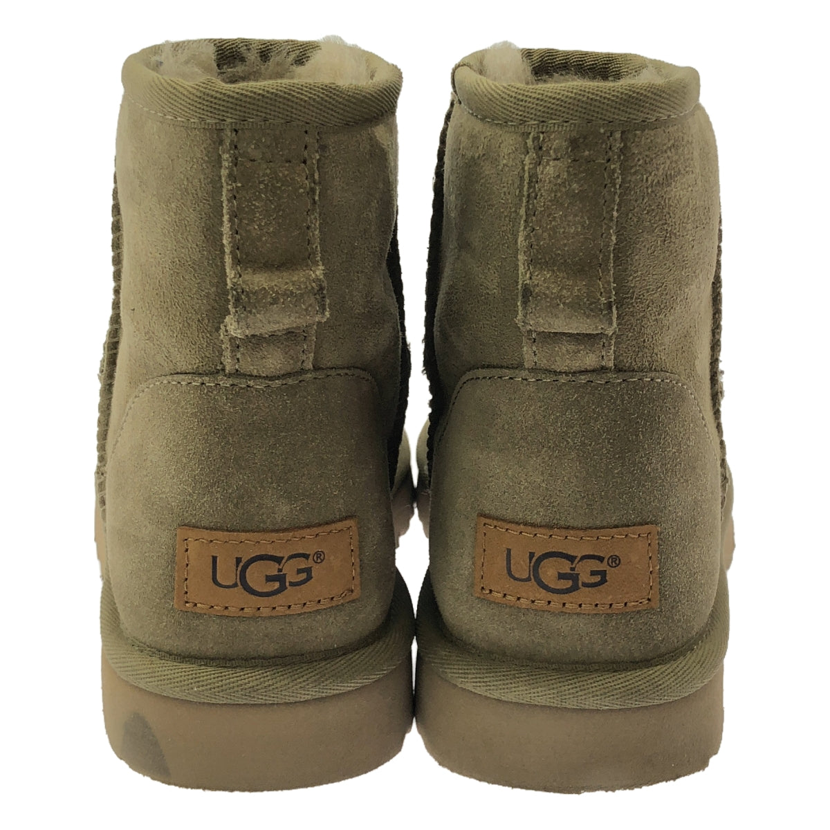 [狀況良好] UGG | CLASSIC MINI 2 羊毛靴 |尺寸 24 |米色 |女性的