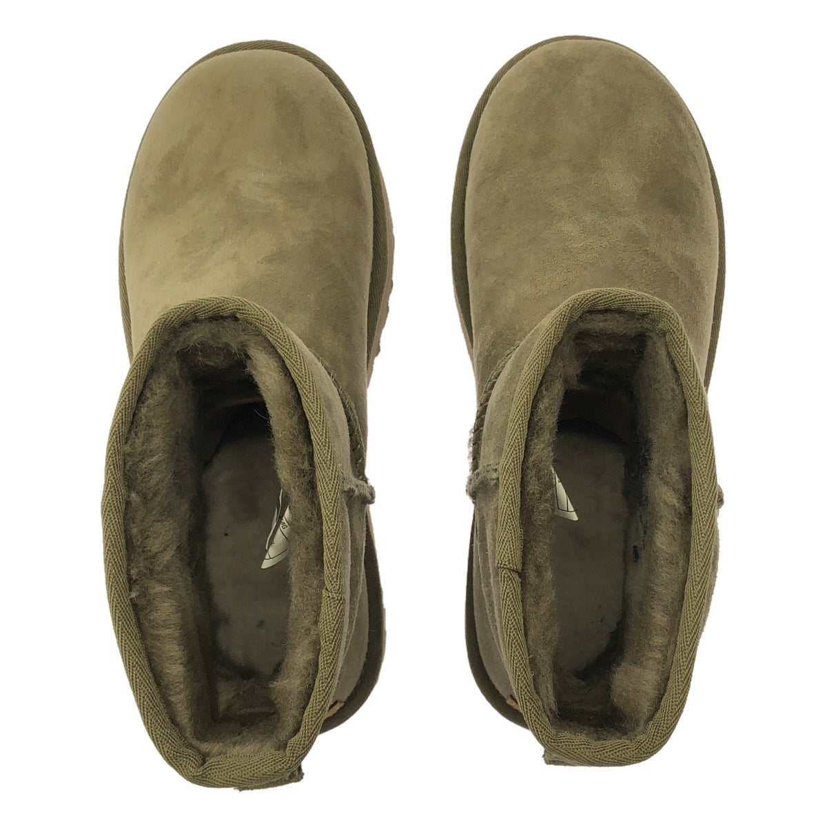 [狀況良好] UGG | CLASSIC MINI 2 羊毛靴 |尺寸 24 |米色 |女性的