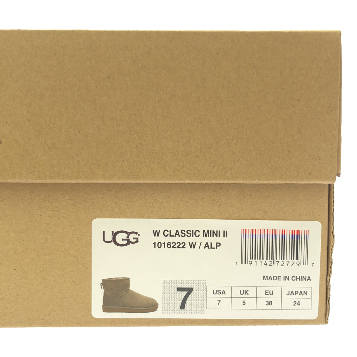 【미품】 UGG / 아그 | CLASSIC MINI 2 무톤 부츠 | 24 | 베이지 | 여성