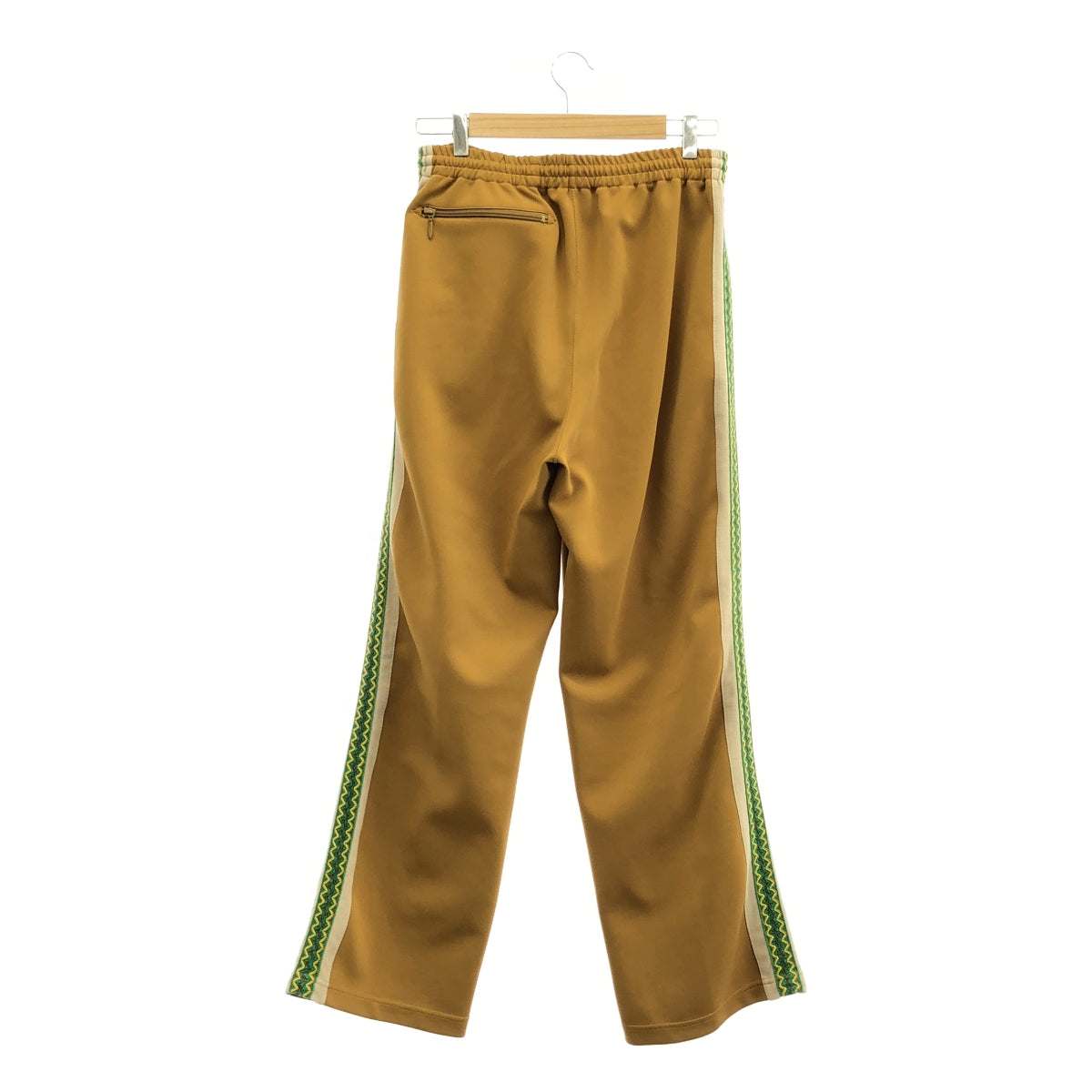Needles / 니들스 | 2022AW | × Sasquatchfabrix Classic Lace Track Pant 사스콰치 패브릭 클래식 레이스 트랙 바지 | S | 겨자 / 녹색 | 남성