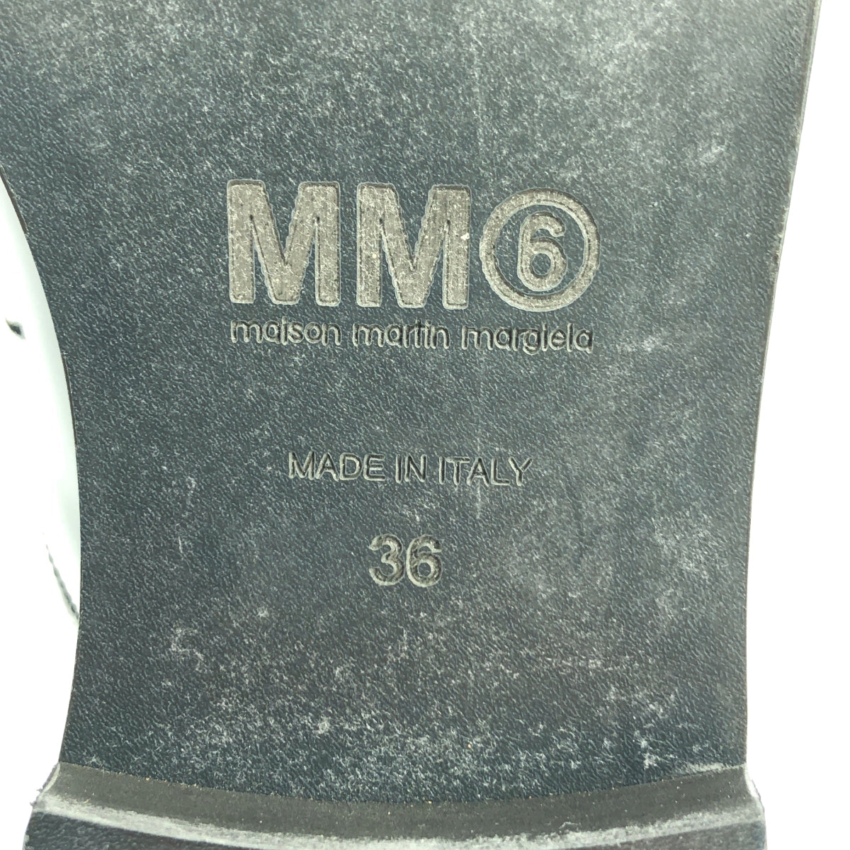 【美品】  MM6 Maison Margiela / エムエムシックスメゾンマルジェラ | パテントレザー ドレスシューズ 革靴 | 36 | ブラック | レディース