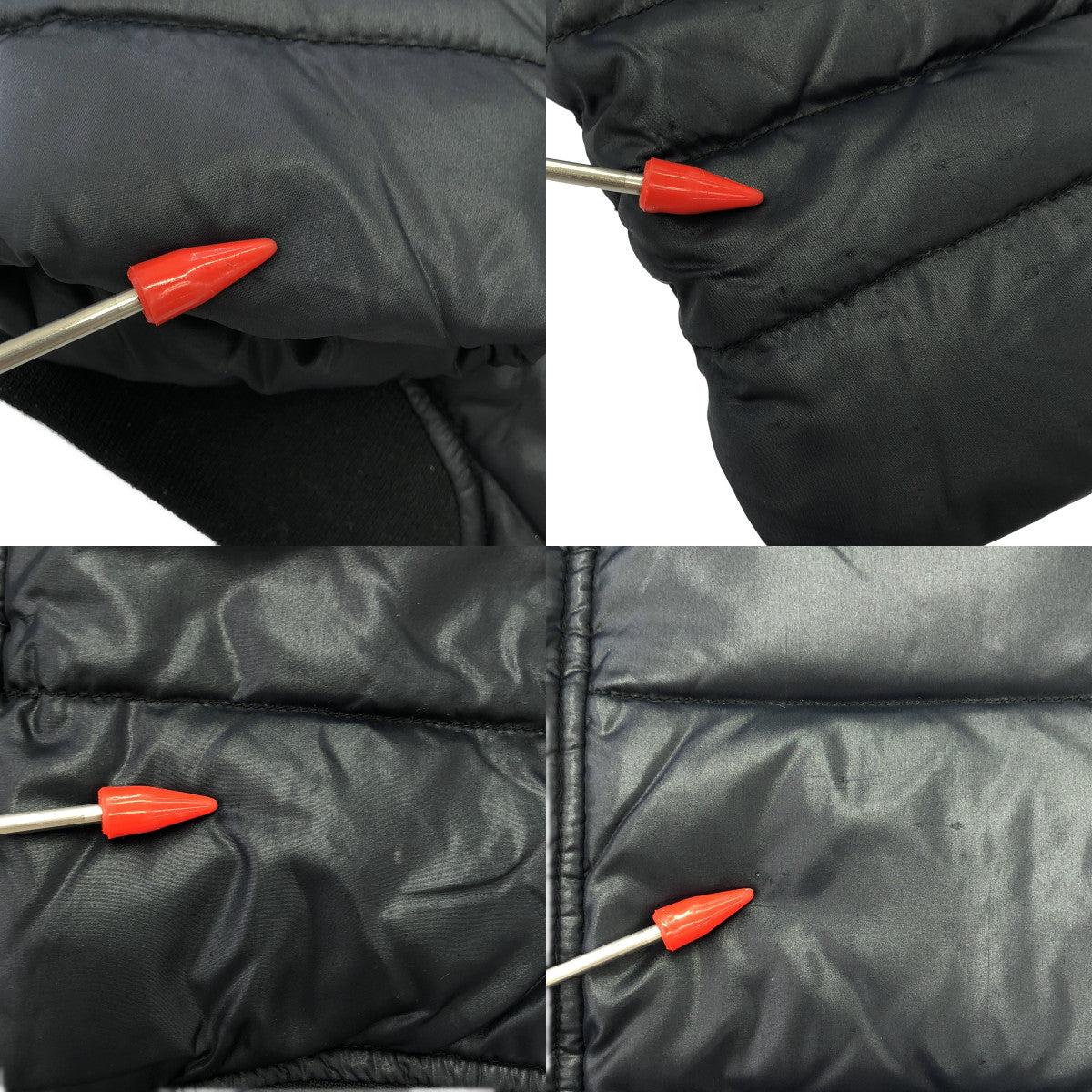 DIESEL / ディーゼル | ナイロン フーデッド ダウンジャケット | XS | ブラック | メンズ