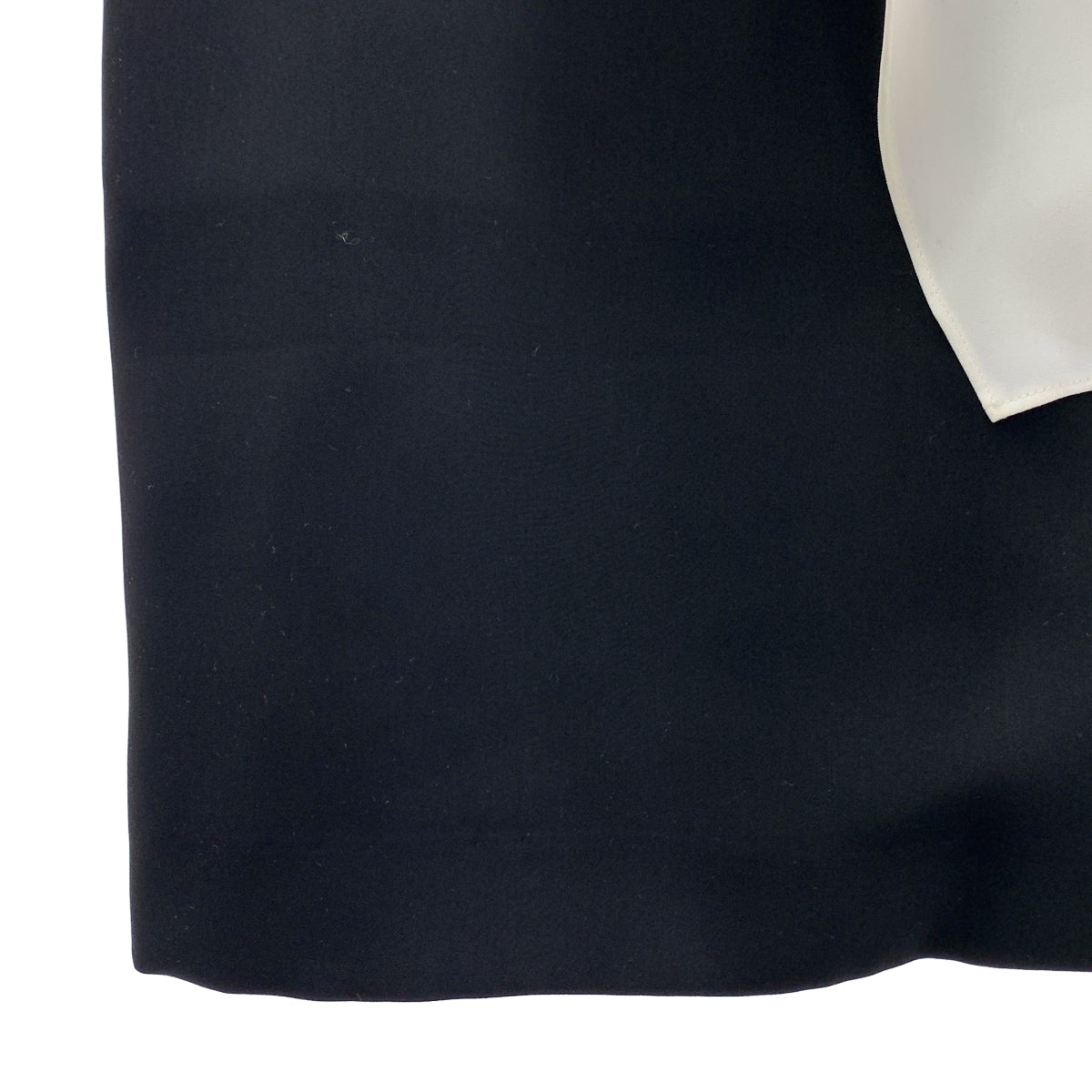 ESTNATION / エストネーション | バイカラー レイヤード ドレス ワンピース | 36 | ホワイト/ブラック | レディース