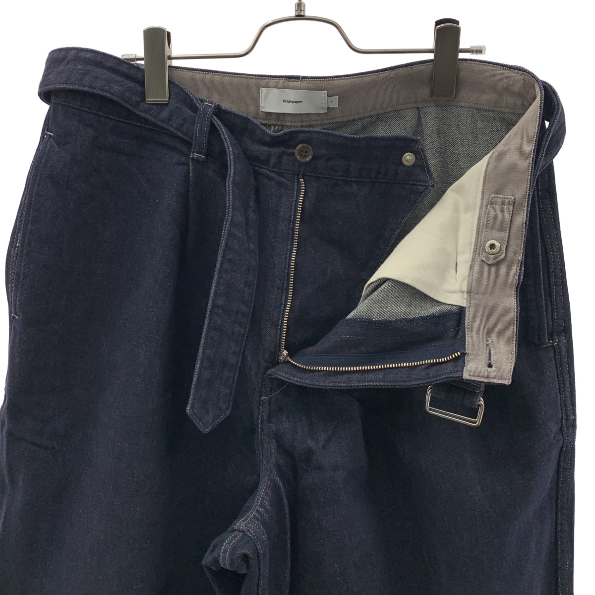 Graphpaper / グラフペーパー | Colorfast Denim Belted Pants