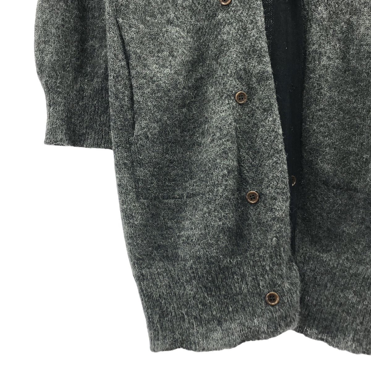 Iliann Loeb / 일리안 로브 | 튜 도킹 니트 롱 가디건 | 회색 | 여성