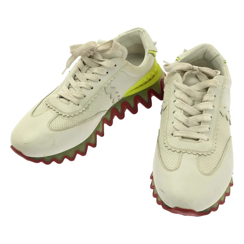 Christian Louboutin / クリスチャンルブタン | レザー ルビシャーク スニーカー | 42 | メンズ