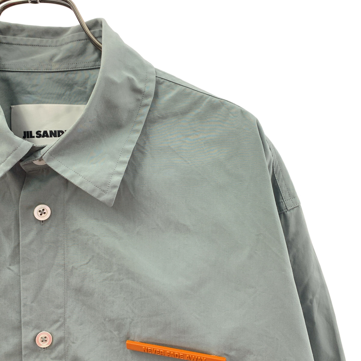 JIL SANDER / ジルサンダー | NEVER FADE AWAY プレートシャツ | 46 | メンズ