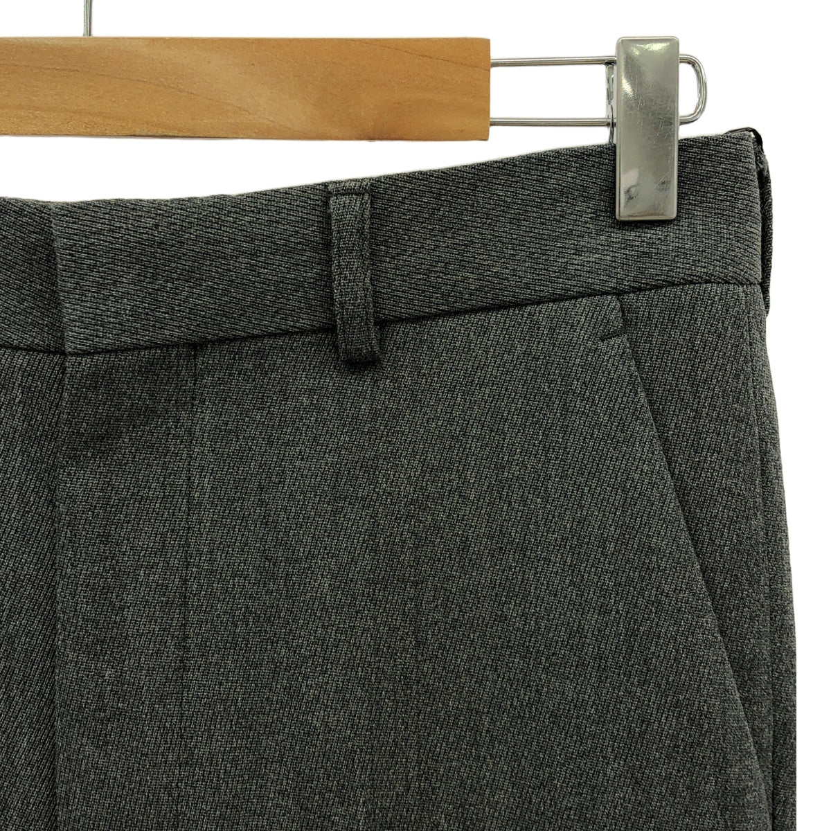 【新品】  UNION LAUNCH / ユニオンランチ | センタープレス テーパードパンツ | S | グレー | レディース