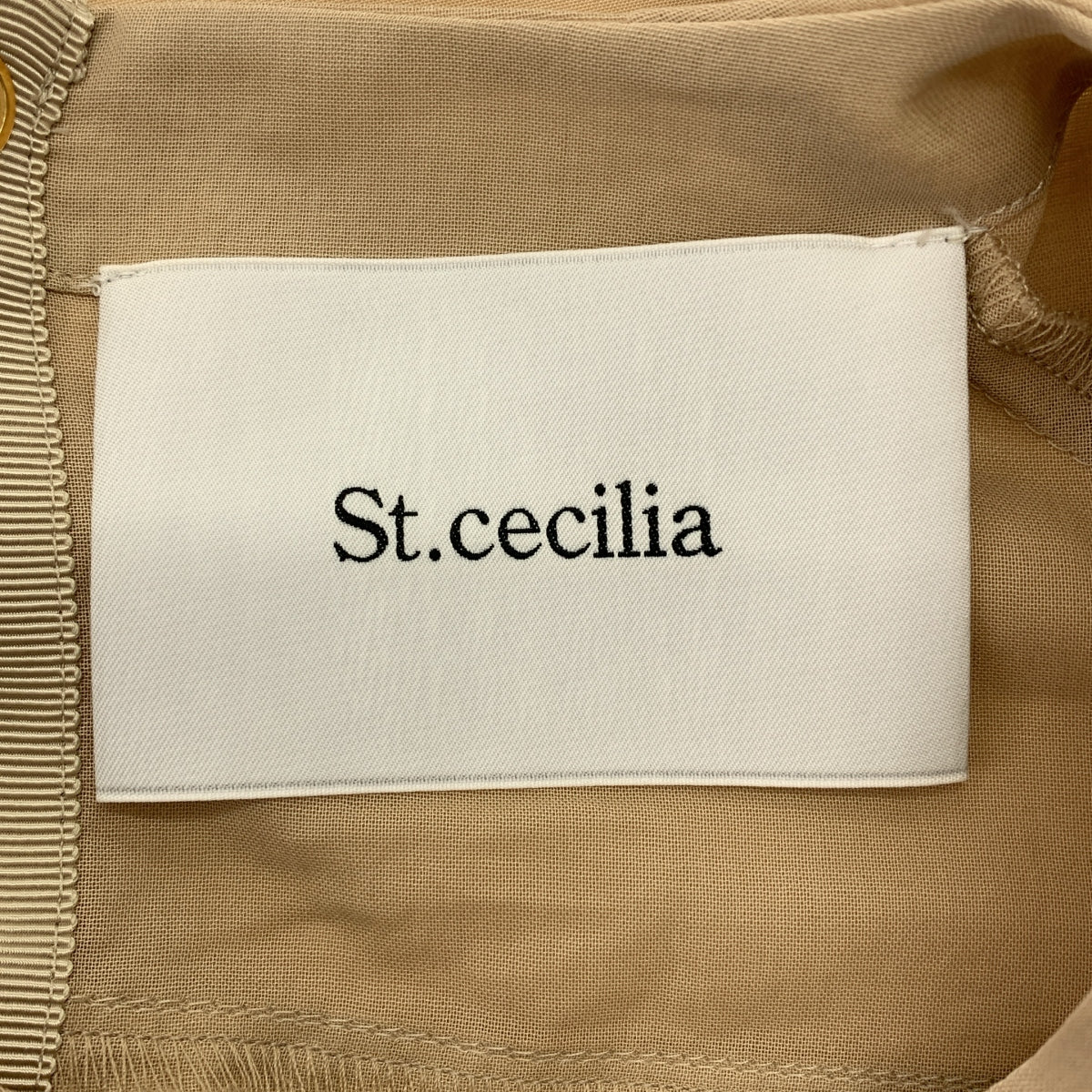 St. Cecilia | 透視褶皺寬袖開衩襯衫 | F 碼 | 女款
