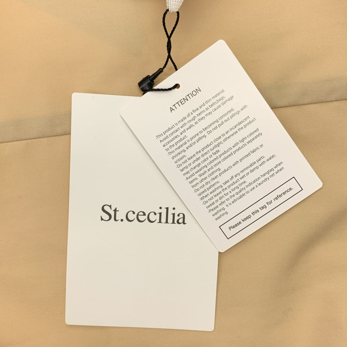 St. Cecilia | 透視褶皺寬袖開衩襯衫 | F 碼 | 女款