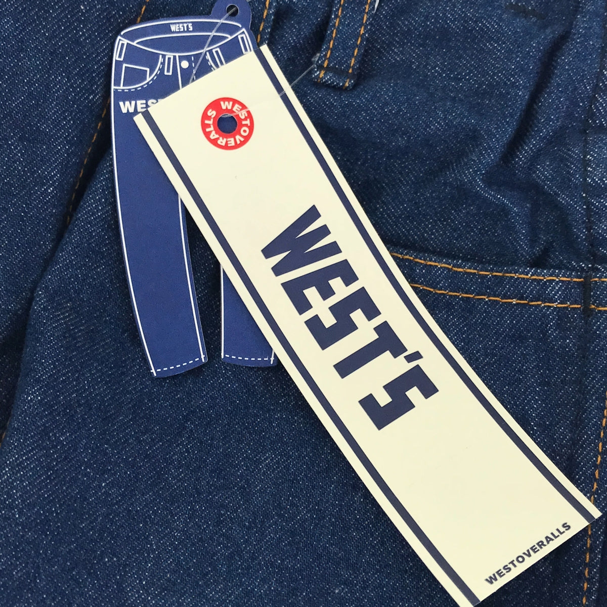 【新品】  WESTOVERALLS / ウエストオーバーオールズ | 807F DENIM 13.5oz センタープレス ブーツカット デニムパンツ | 25 | インディゴ