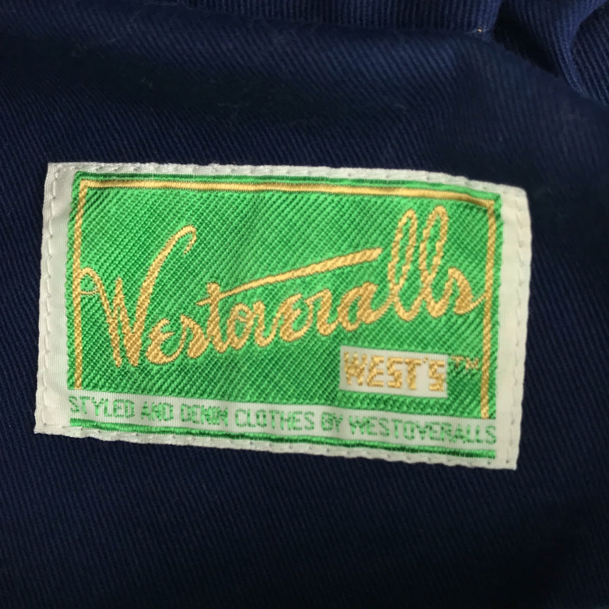 【新品】  WESTOVERALLS / ウエストオーバーオールズ | 807F DENIM 13.5oz センタープレス ブーツカット デニムパンツ | 25 | インディゴ