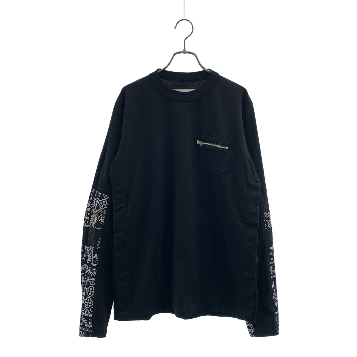 sacai / サカイ | ARCHIVE PRINT MIX LONG SLEEVE T-SHIRT 長版印花拼接長袖T恤 | 2 | 男款