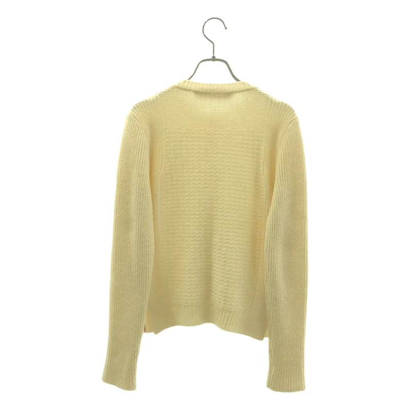 MARNI / マルニ | 2019AW | ウール カシミヤ クルーネック カーディガン | 38 | アイボリー | レディース