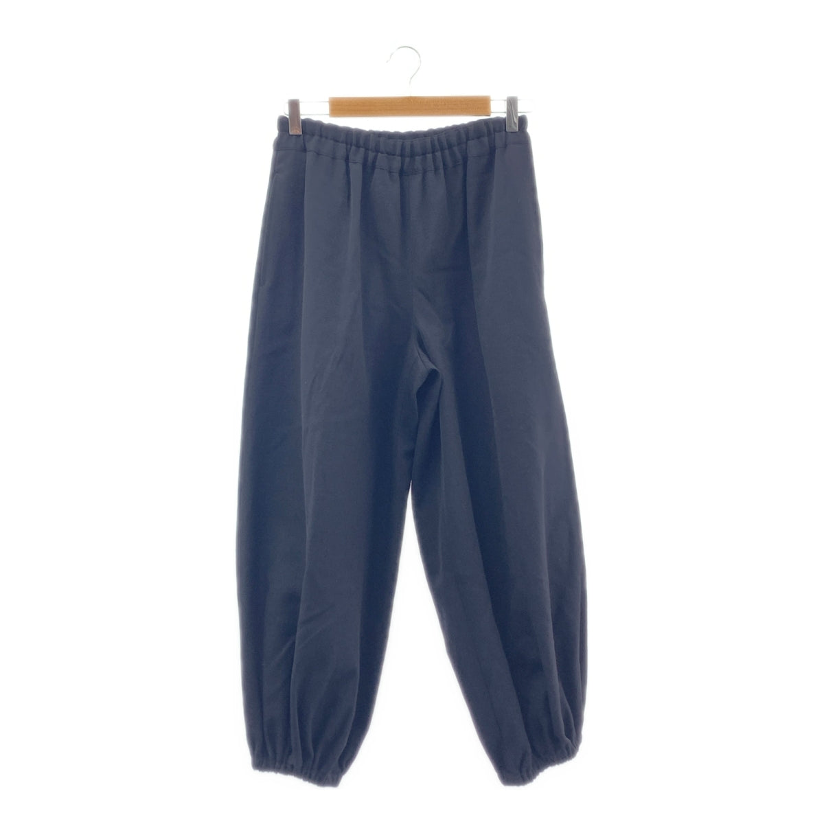 COMME des GARCONS / コムデギャルソン | 2005AW | ウール クロップド イージーパンツ | S | ブラック | メンズ
