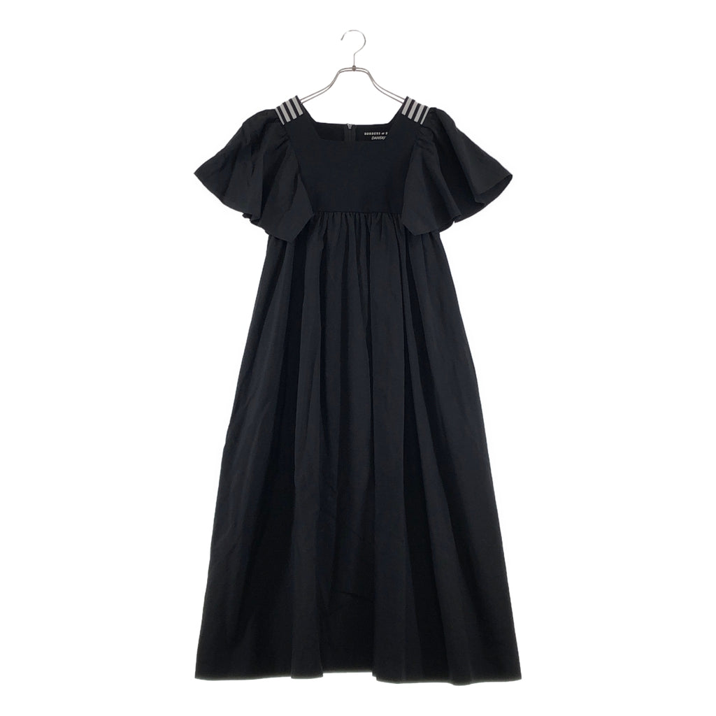 BORDERS at BALCONY / ボーダーズアットバルコニー | × DANSKIN / ダンスキン FLARE SLEEVE DRESS フレアスリーブ ドレス ワンピース | 38 | レディース
