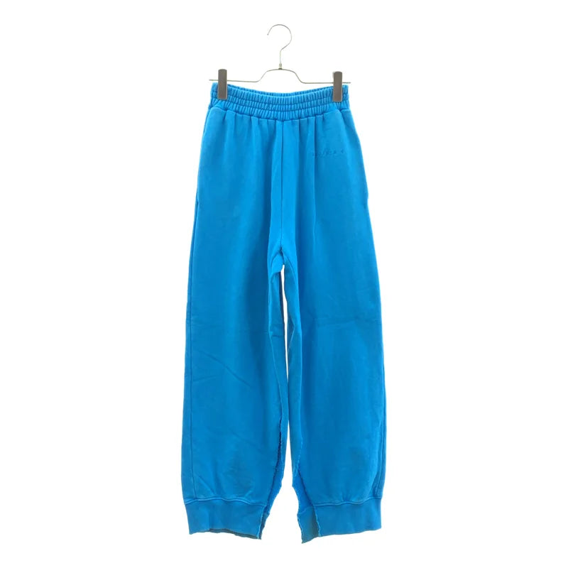 MM6 Maison Margiela / エムエムシックスメゾンマルジェラ | ロゴ刺しゅう サイドスリット スウェットパンツ | XS | レディース