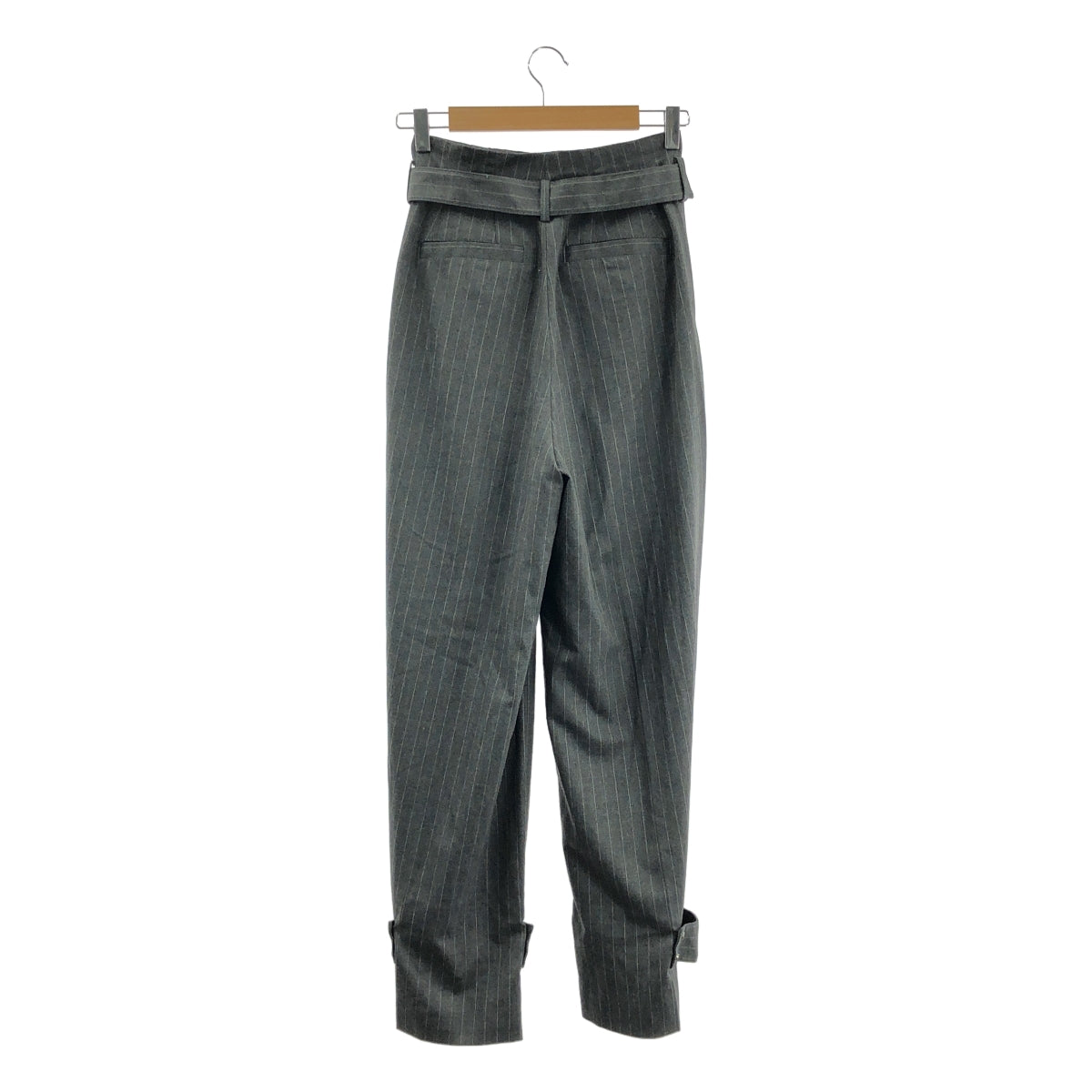 [類似新品] Maison Special | x ZARA 條紋束帶褲 | 尺寸 S/M | 灰色 | 女款