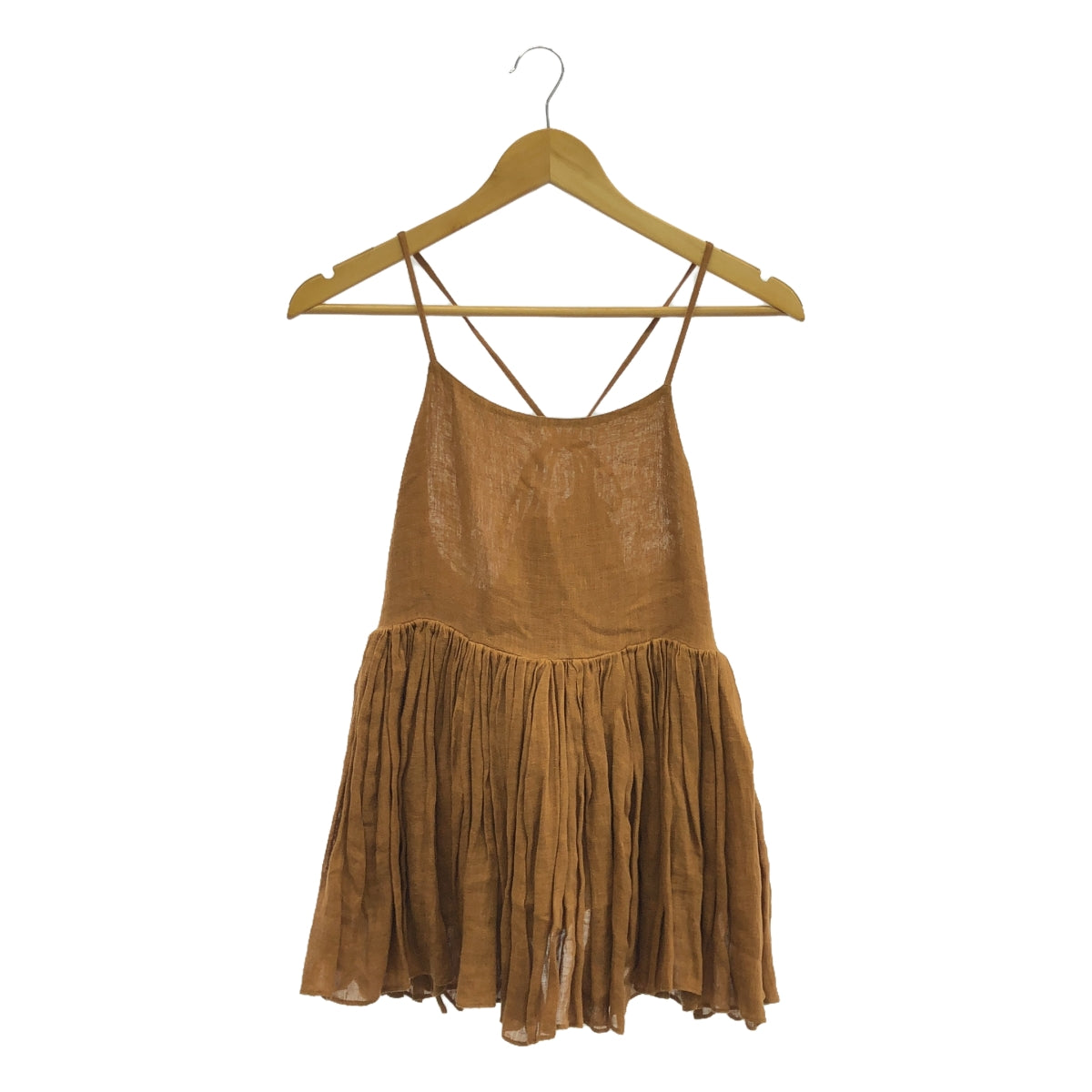 Chaos | Linen Gathered Camisole Top | F | Women's