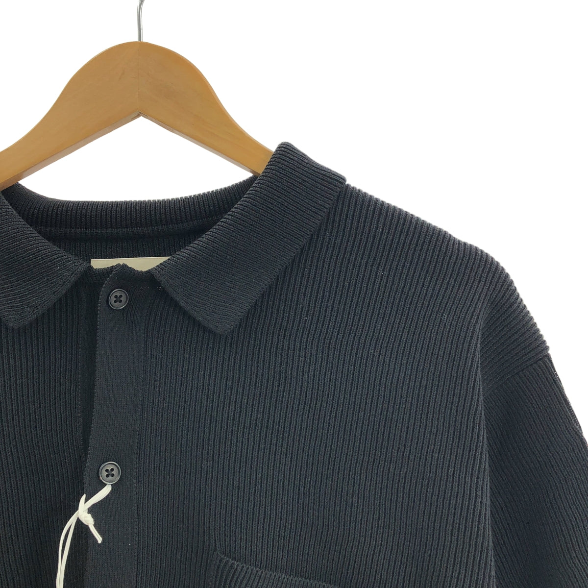YOKE / ヨーク | 2024SS | RIB KNITTED SHIRT / コットン ニット シャツ / ユニセックス | 3 | メンズ