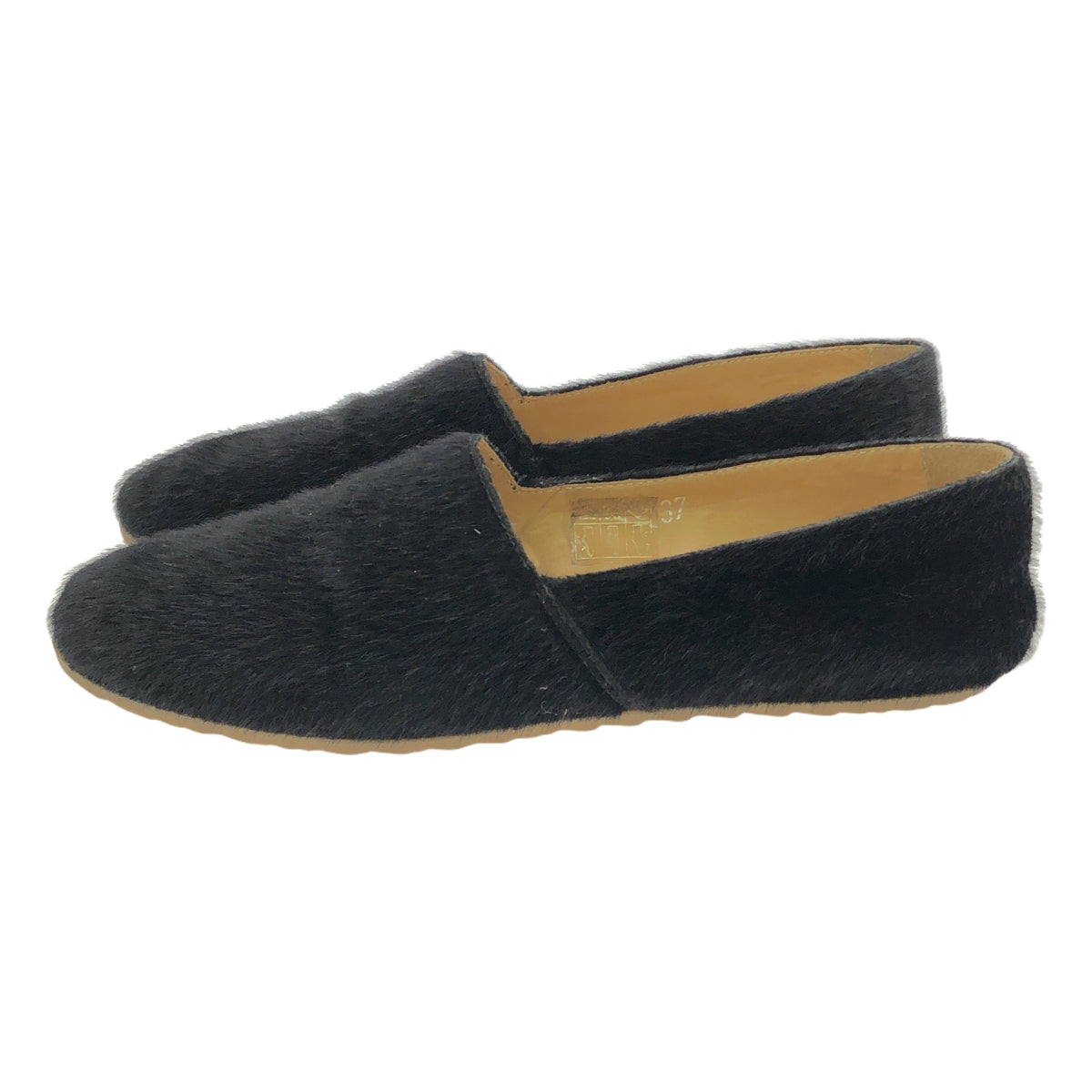 MM6 Maison Martin Margiela | 毛皮一腳蹬平底鞋 | 尺寸 37 | 女款