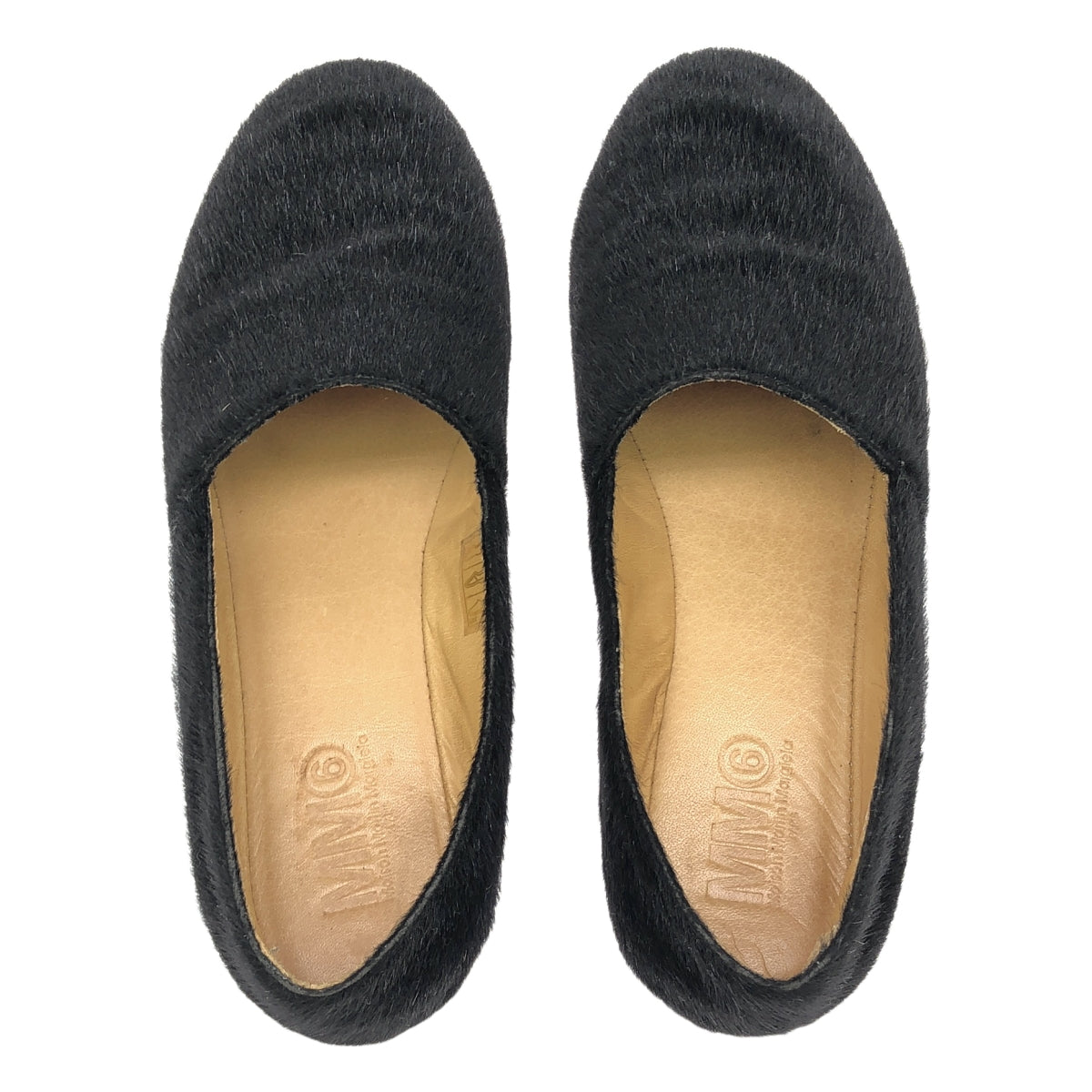 MM6 Maison Martin Margiela | 毛皮一腳蹬平底鞋 | 尺寸 37 | 女款
