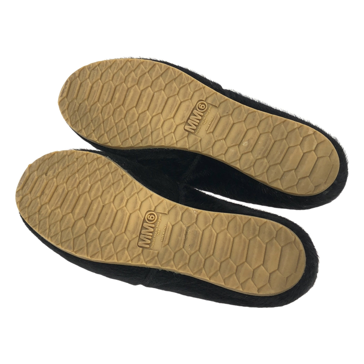 MM6 Maison Martin Margiela | 毛皮一腳蹬平底鞋 | 尺寸 37 | 女款