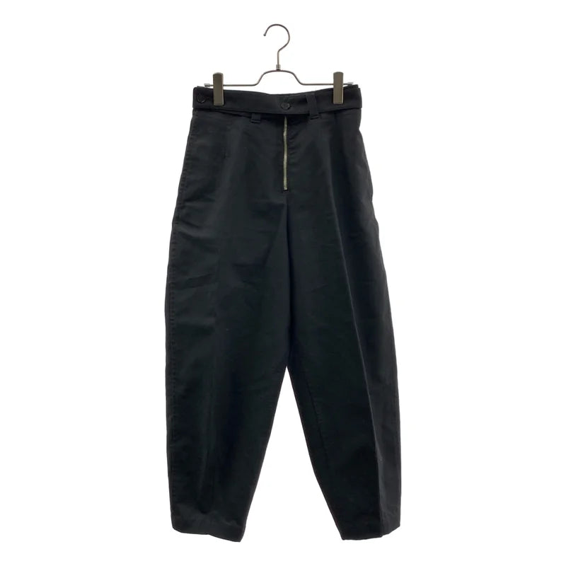 JIL SANDER / ジルサンダー | 2020SS | コットン ベルテッド ワイド トラウザーズ パンツ | 34 | レディース