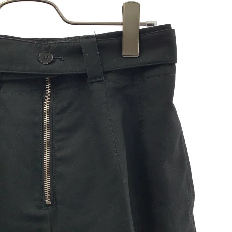 JIL SANDER / ジルサンダー | 2020SS | コットン ベルテッド ワイド トラウザーズ パンツ | 34 | レディース