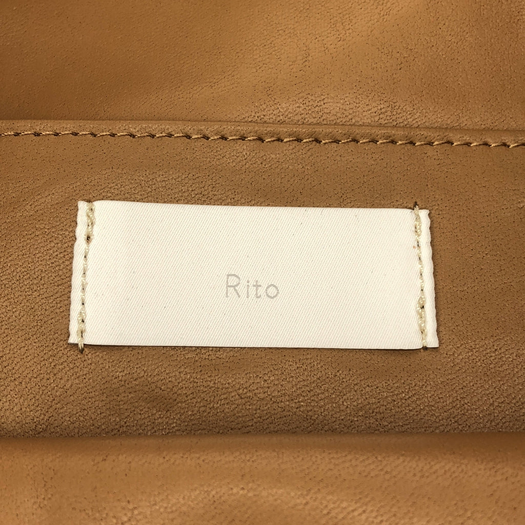 【미품】 Rito / 리토 | 분리 가능 미니 파우치 숄더백 | 카멜 시스템 | 여성