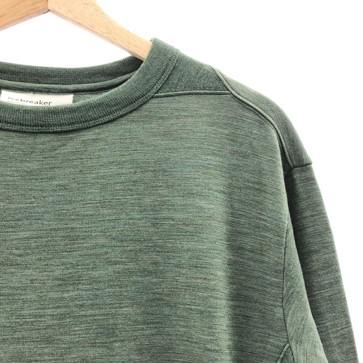 Icebreaker | M REAL FLEECE LS CREWE 真羊毛長袖上衣 | XS | 男款