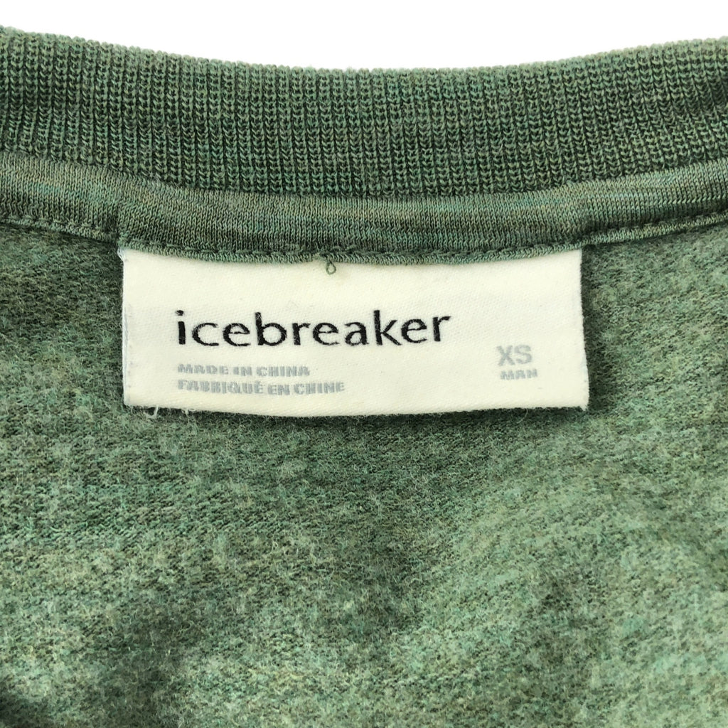 Icebreaker | M REAL FLEECE LS CREWE 真羊毛長袖上衣 | XS | 男款