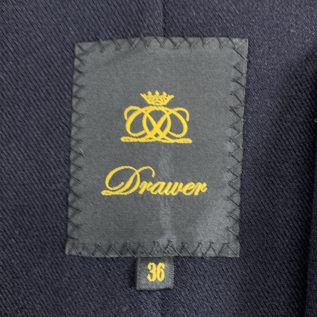 Drawer / ドゥロワー | ノーカラー ロングコート | 36 | レディース