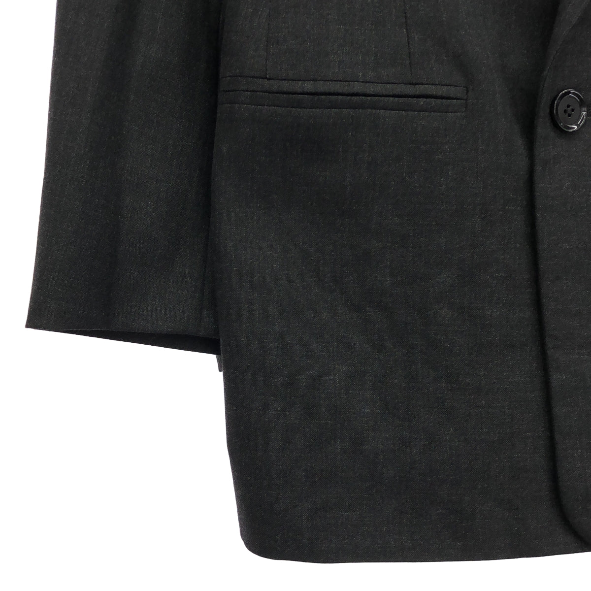 lemaire ルメール　ノーカラージャケット 黒 LEMAIRE ルメール アルパカウール ノーカラージャケット CO1072