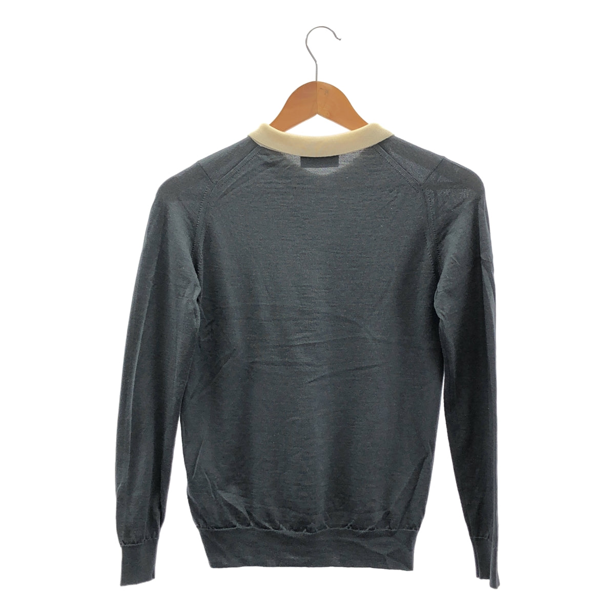 JOHN SMEDLEY / ジョンスメドレー | × martinique  マルティニーク / ウール ニット ポロシャツ | S |