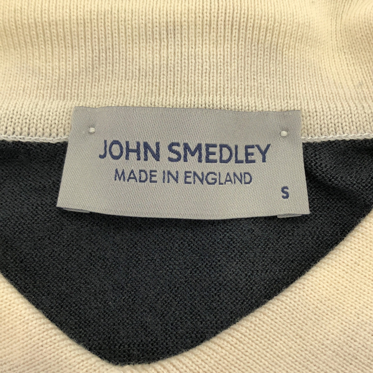 JOHN SMEDLEY / ジョンスメドレー | × martinique  マルティニーク / ウール ニット ポロシャツ | S |