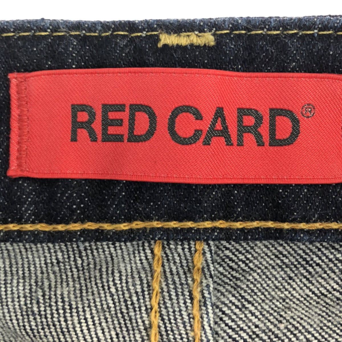 RED CARD / レッドカード | × TOMORROWLAND トゥモローランド別注 ハイウエスト ストレート デニムパンツ | 23 | レディース