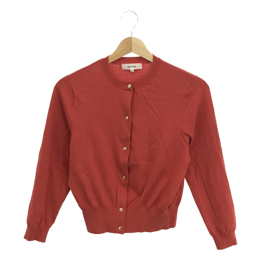 Mystrada / Mystrada | Mystrada / Mystrada Gold Button Cardigan | 38 | Orange | Women's