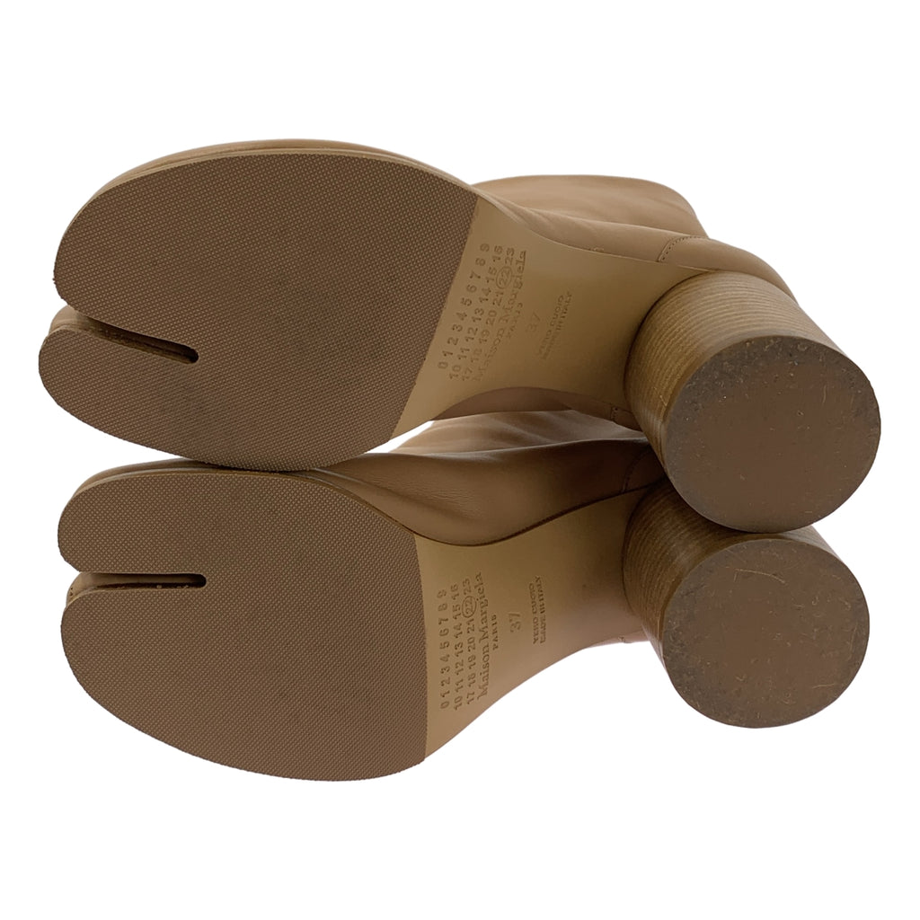 Maison Margiela / 메종 마르젤라 | tabi / 타비 가죽 청키 힐 짧은 부츠 부티 버선 | 37 |