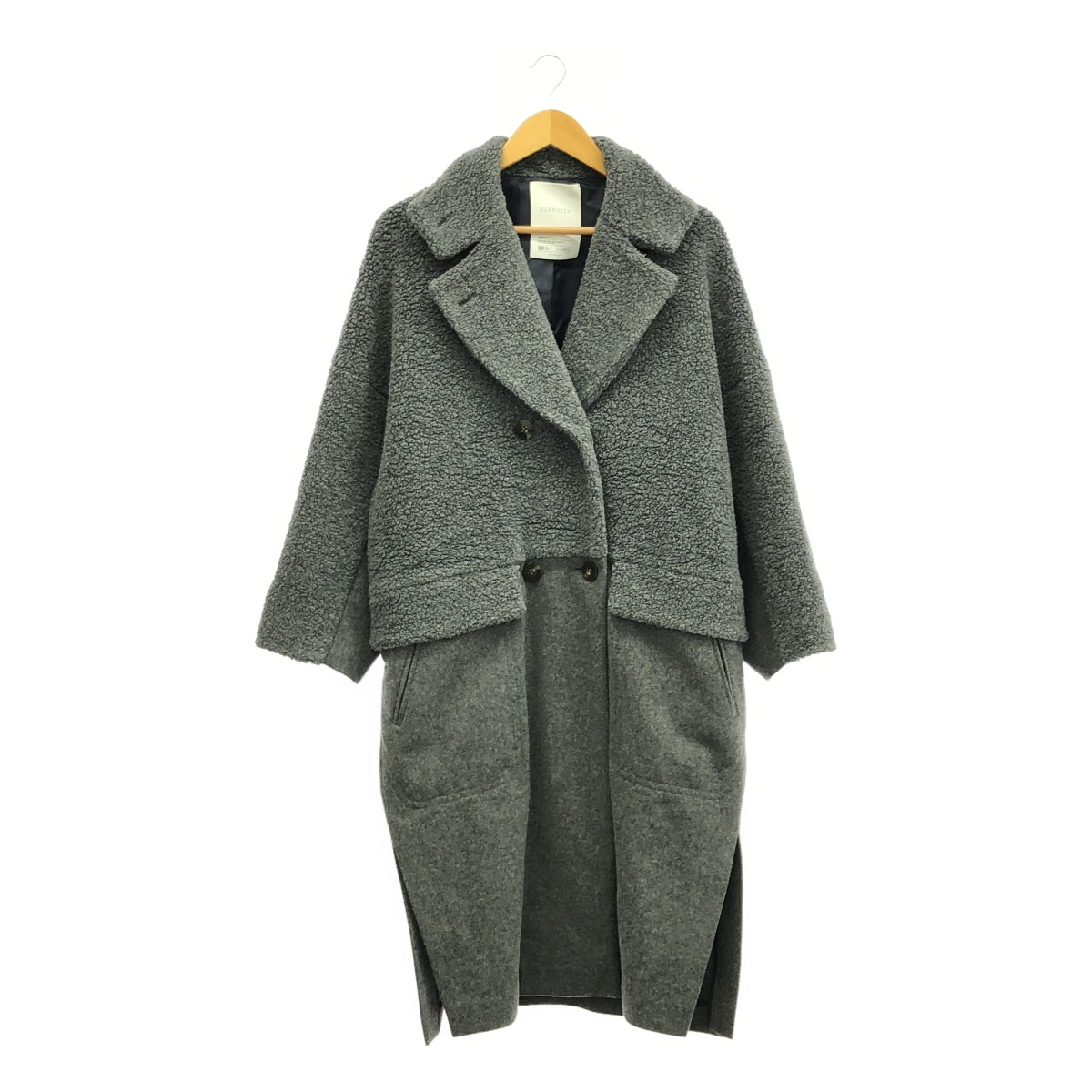 ELENDEEK | Boa Chesterfield 大衣 | 2 | 灰色 | 女款