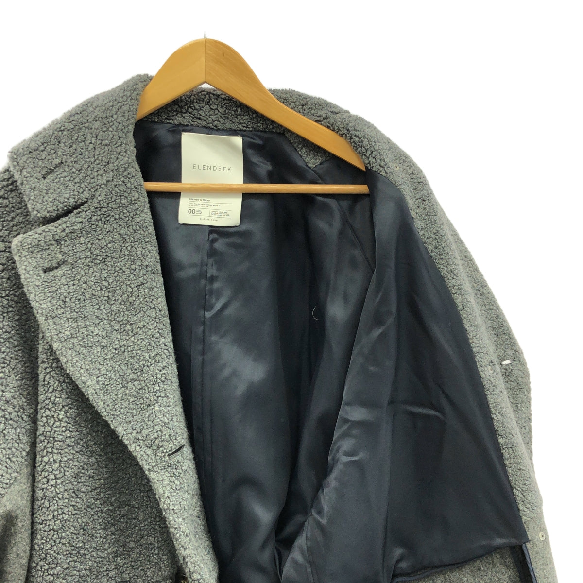 ELENDEEK | Boa Chesterfield 大衣 | 2 | 灰色 | 女款