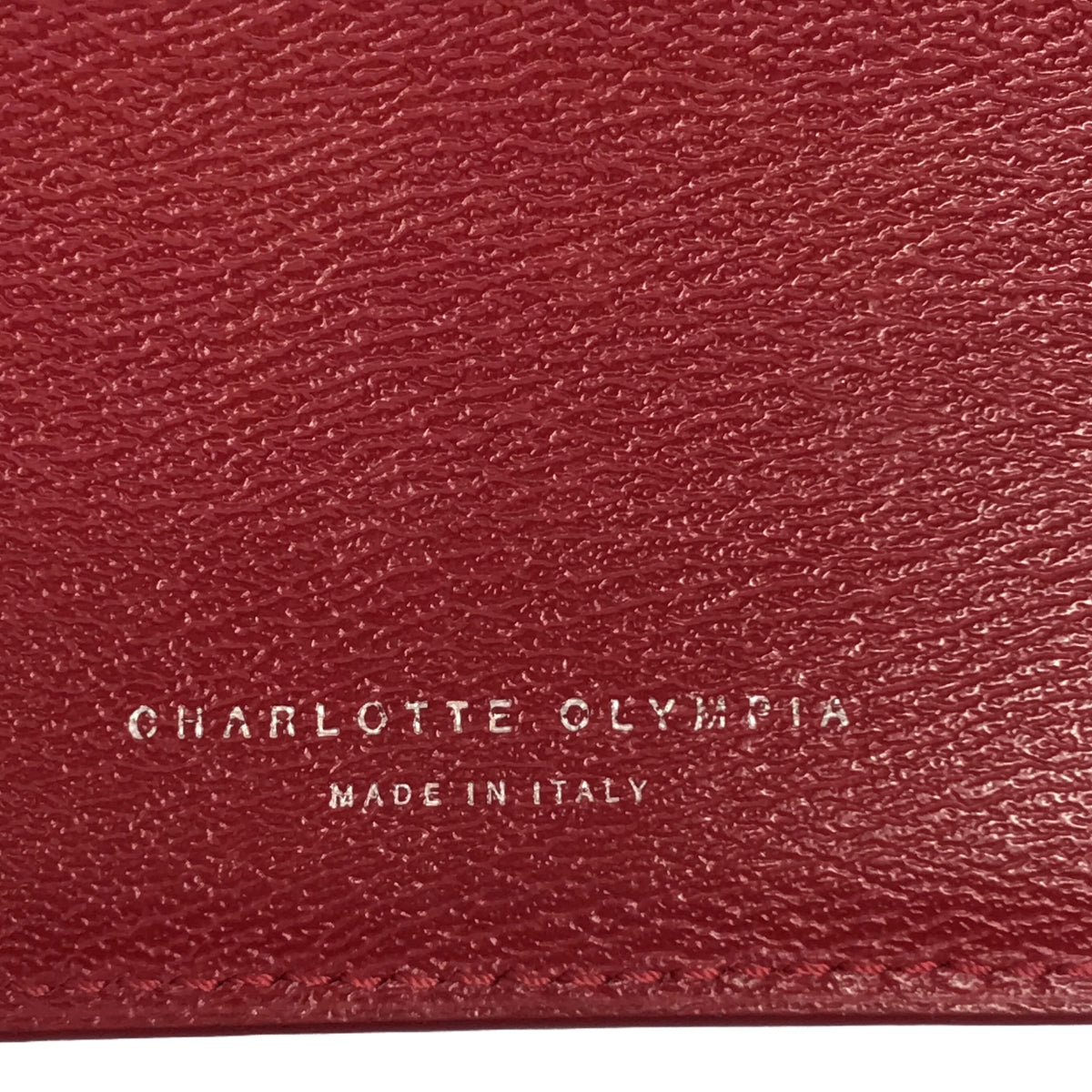 Charlotte Olympia | Cat Card Case | Red | Women's