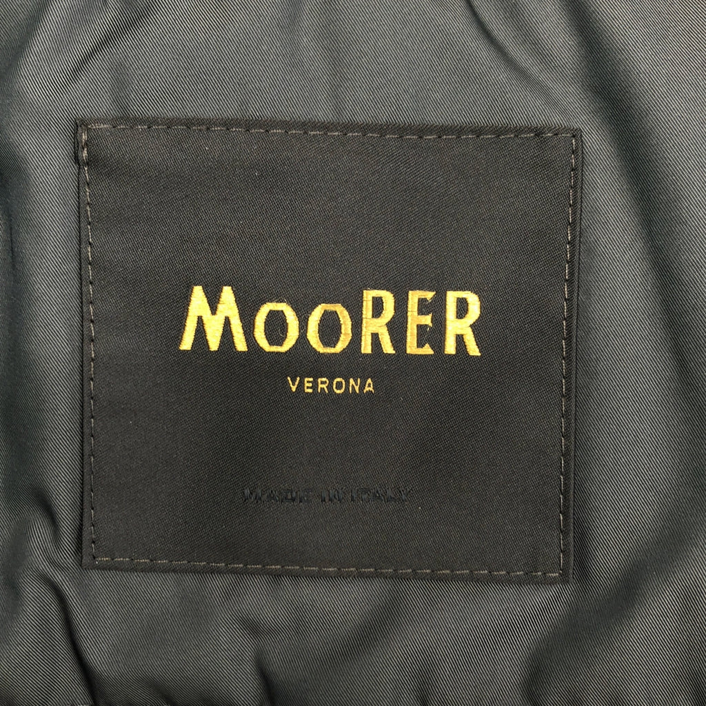 MooRER / ムーレー | ウールカシミヤビーバーメルトンダウンピーコート | 50 | メンズ