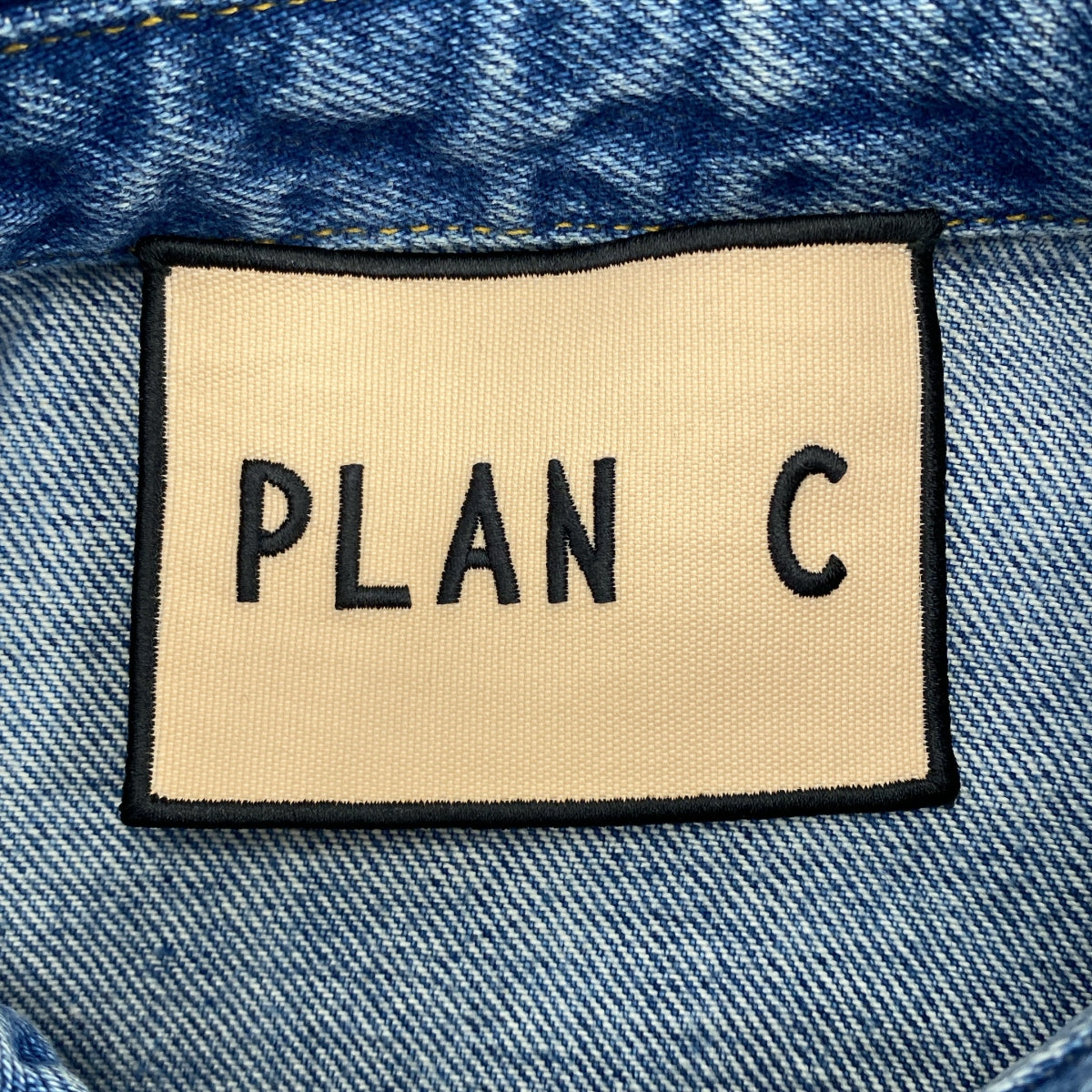【美品】  Plan C / プランシー | 2024SS | スプリットヘム メタルボタン オーバーサイズ プルオーバー デニムシャツ | 34 | インディゴ | レディース