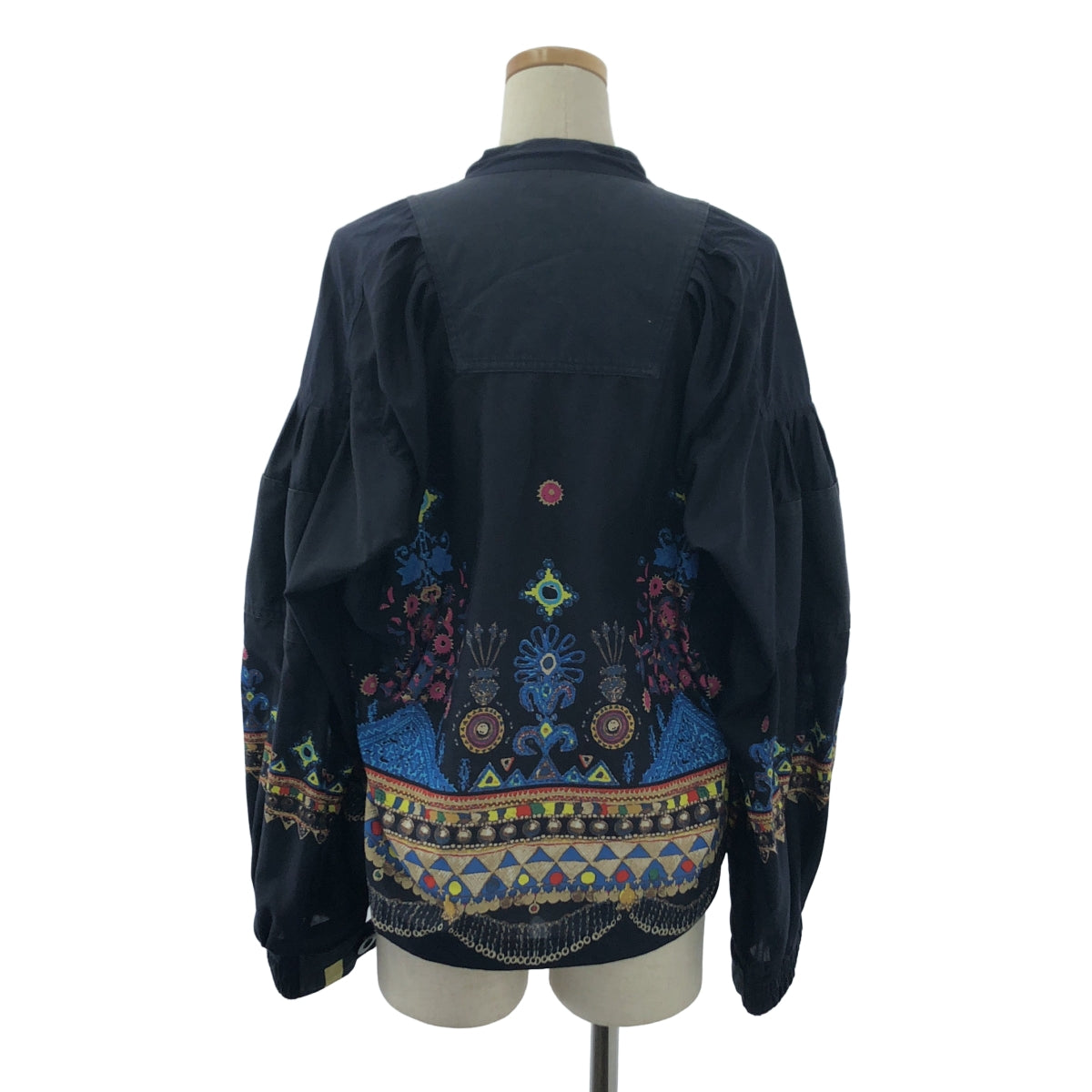 sacai / Sacai | 2017SS | 部落蕾絲對接印花長袖襯衫 | 2 | 女款