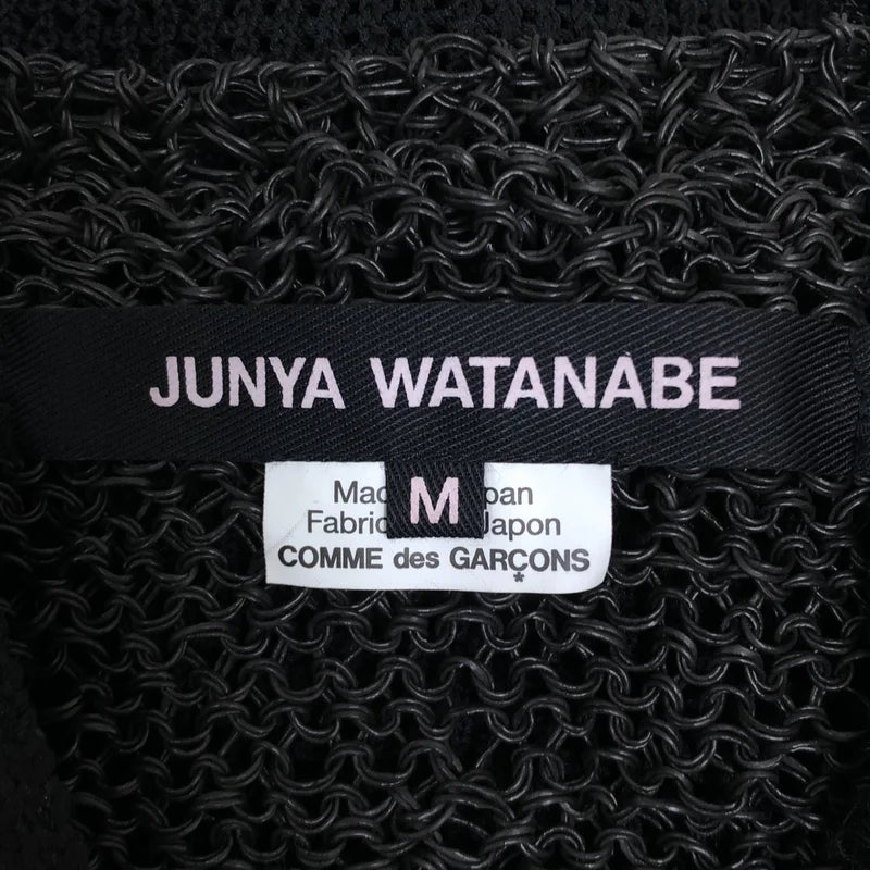 JUNYA WATANABE / 渡邊淳彌 | 2025春夏 | 異材質拼接針織無袖開襟衫 | M | 女款